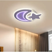 Lampadario a LED con telecomando CORALIA 90W, Luna e Stella, Luce Fredda/Calda/Neutra Lampadari a LED Bianchi Dimmerabili con telecomando Titolo predefinito Alessandro Design