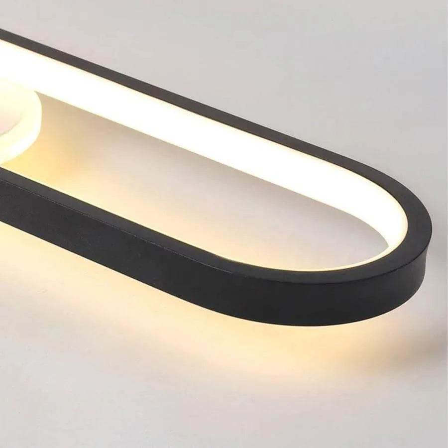 Lustra LED Ruby 40W Alb Negru Lustra LED Default Title Alessandro Design