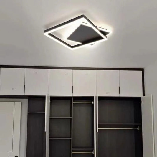 Lampadario a LED con telecomando SCIOSO 104W, Luce Fredda/Calda/Neutra, Dimmerabile, Nero Lampadari a LED con telecomando Titolo predefinito Alessandro Design