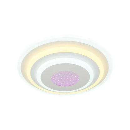Lampadario LED NIVARA 3D 20W, Diametro 30cm, Luce Fredda/Calda/Neutra, Lampadari LED Applicati Bianchi Titolo predefinito Alessandro Design