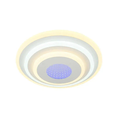Lampadario LED NIVARA 3D 20W, Diametro 30cm, Luce Fredda/Calda/Neutra, Lampadari LED Applicati Bianchi Titolo predefinito Alessandro Design