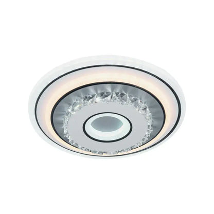 Lampadario LED in cristallo SERILDA 40W, Diametro 20cm, Luce Fredda/Calda/Neutra, Bianco