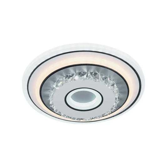 Lustra LED cu cristal SERILDA 40W, Diametru 20cm, lumina Rece/Calda/Neutra , Alb