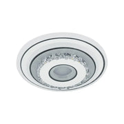 Lampadario LED in cristallo SERILDA 40W, Diametro 20cm, Luce Fredda/Calda/Neutra, Bianco