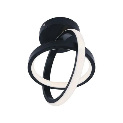 Lampadario LED VERTEX GYRO 42W, Luce Fredda/Calda/Neutra, Lampadario LED Nero Titolo predefinito Alessandro Design