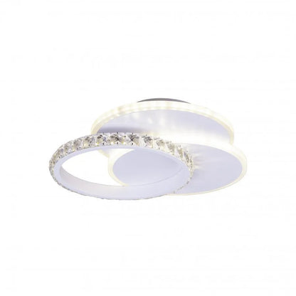 Lampadario LED in cristallo SOFIA 24W, Luce Fredda/Calda/Neutra, Lampadario LED Bianco Titolo predefinito Alessandro Design