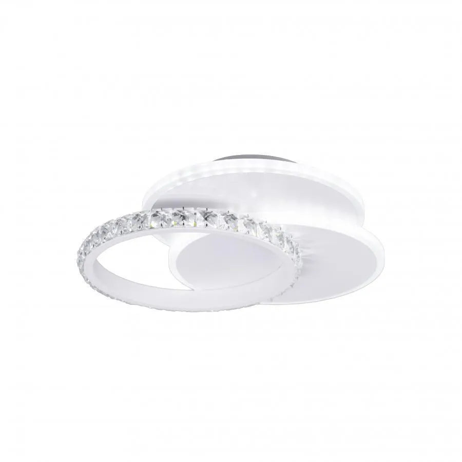 Lampadario LED in cristallo SOFIA 24W, Luce Fredda/Calda/Neutra, Lampadario LED Bianco Titolo predefinito Alessandro Design