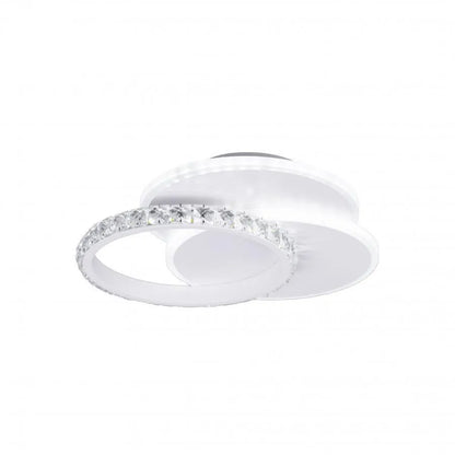 Lampadario LED in cristallo SOFIA 24W, Luce Fredda/Calda/Neutra, Lampadario LED Bianco Titolo predefinito Alessandro Design
