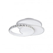 Lampadario LED in cristallo SOFIA 24W, Luce Fredda/Calda/Neutra, Lampadario LED Bianco Titolo predefinito Alessandro Design