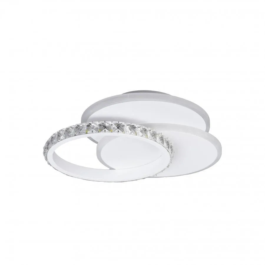 Lampadario LED in cristallo SOFIA 24W, Luce Fredda/Calda/Neutra, Lampadario LED Bianco Titolo predefinito Alessandro Design