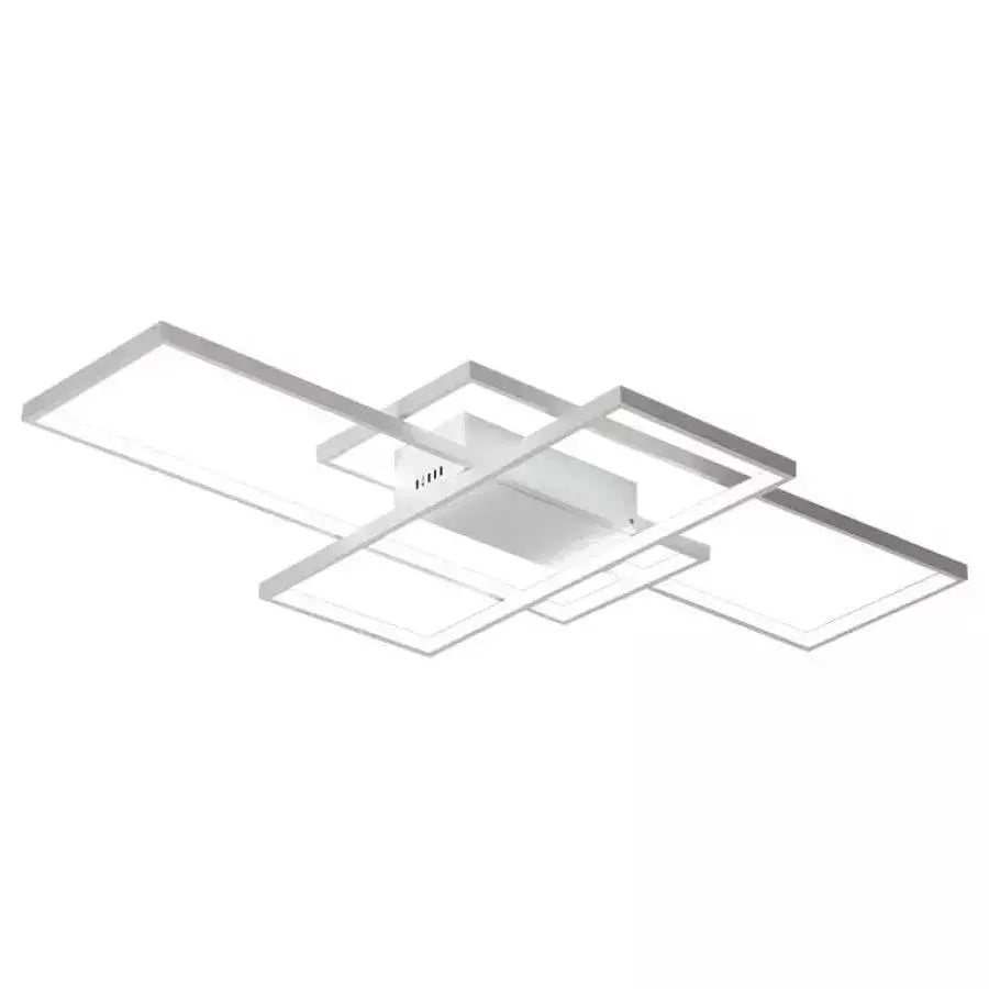 Lampadario LED con telecomando LANDYN 78W, Luce Fredda/Calda/Neutra, Dimmerabile, Lampadari LED Bianchi con Telecomando Titolo predefinito Alessandro Design