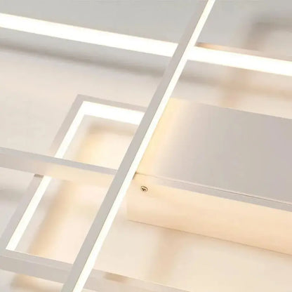 Lampadario LED con telecomando LANDYN 78W, Luce Fredda/Calda/Neutra, Dimmerabile, Lampadari LED Bianchi con Telecomando Titolo predefinito Alessandro Design