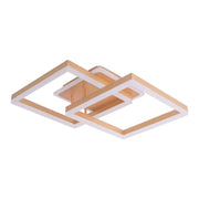Lampadario LED con telecomando ARWEN 142W, 2 Quadrati, Luce Fredda/Calda/Neutra, Dimmerabile, Oro Lampadari LED con Telecomando Titolo predefinito Alessandro Design