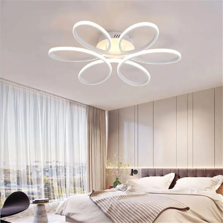 Lampadario a LED con telecomando AYDA 116W, Ondulato, Luce Fredda/Calda/Neutra, Dimmerabile, Bianco Lampadario a LED con telecomando Titolo predefinito Alessandro Design