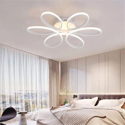 Lampadario a LED con telecomando AYDA 116W, Ondulato, Luce Fredda/Calda/Neutra, Dimmerabile, Bianco Lampadario a LED con telecomando Titolo predefinito Alessandro Design