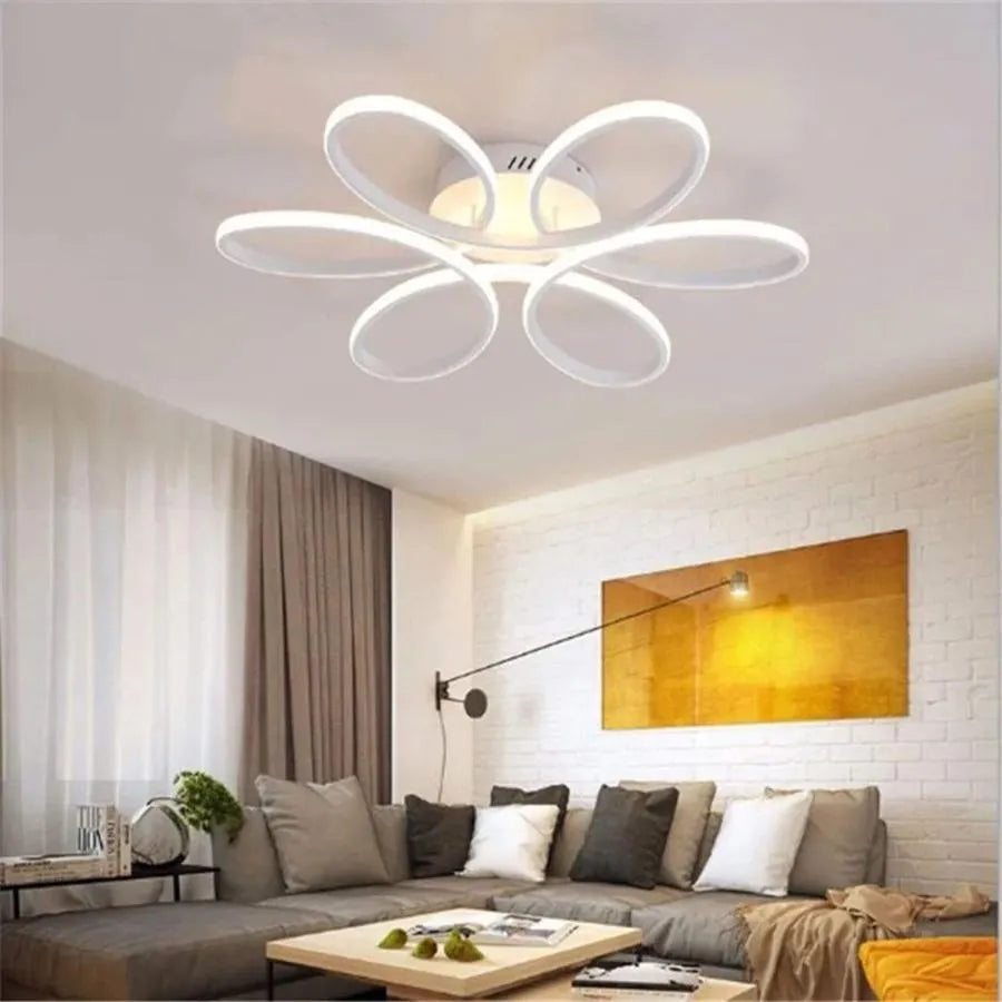 Lampadario a LED con telecomando AYDA 116W, Ondulato, Luce Fredda/Calda/Neutra, Dimmerabile, Bianco Lampadario a LED con telecomando Titolo predefinito Alessandro Design