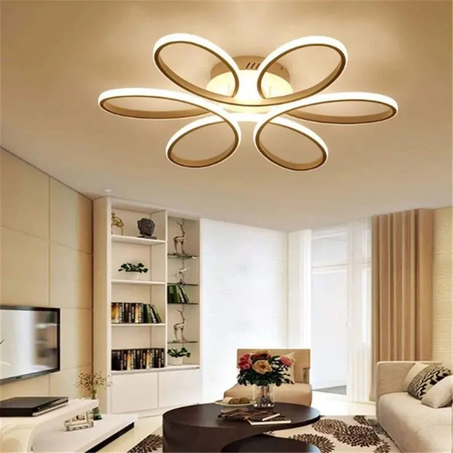Lampadario a LED con telecomando AYDA 116W, Ondulato, Luce Fredda/Calda/Neutra, Dimmerabile, Bianco Lampadario a LED con telecomando Titolo predefinito Alessandro Design
