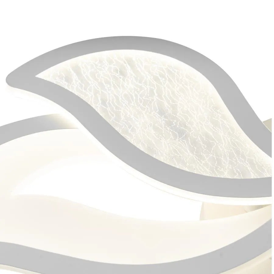 Lampadario a LED con telecomando KYLEN 144W, 6 Elementi, Luce Fredda/Calda/Neutra, Dimmerabile, Lampadario a LED Bianco con telecomando Titolo predefinito Alessandro Design