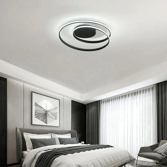 Lampadario a LED con telecomando VECTOR ARCADIA 56W, Luce Fredda/Calda/Neutra, Dimmerabile, Nero Lampadari a LED con telecomando Titolo predefinito Alessandro Design