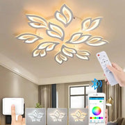 Lampadario a LED con telecomando LILY 147W, 12 Elementi, Luce Fredda/Calda/Neutra, Dimmerabile, Lampadario a LED Bianco con telecomando Titolo predefinito Alessandro Design