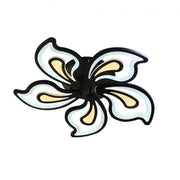 Lampadario LED con telecomando GLORIOSA 150W, 5 Petali, Luce Fredda/Calda/Neutra, Dimmerabile, Nero Lampadari LED con Telecomando Titolo predefinito Alessandro Design
