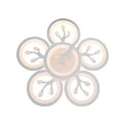 Lampadario a LED con telecomando e cristallo DAISY 78W, 6 Elementi, Luce Fredda/Calda/Neutra, Dimmerabile, Lampadario a LED Bianco con telecomando Titolo predefinito Alessandro Design