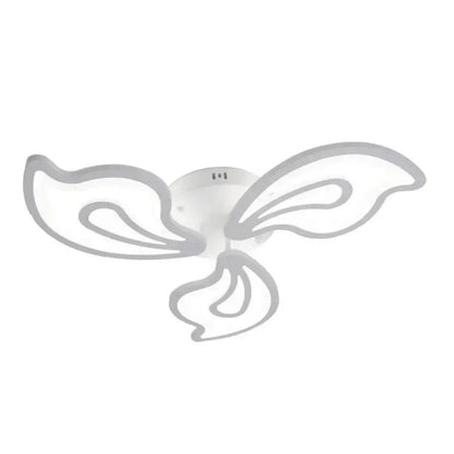 Lampadario a LED con telecomando GLORIOSA 40W, 3 Petali, Luce Fredda/Calda/Neutra, Dimmerabile, Lampadario a LED Bianco con telecomando Titolo predefinito Alessandro Design