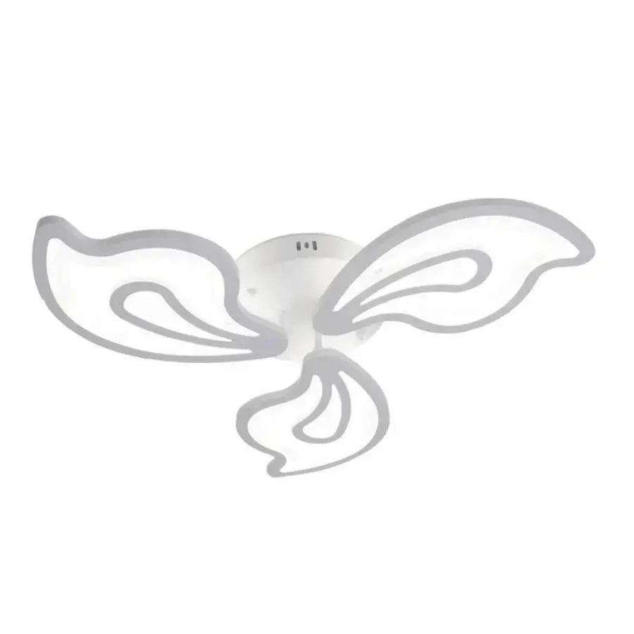 Lampadario a LED con telecomando GLORIOSA 40W, 3 Petali, Luce Fredda/Calda/Neutra, Dimmerabile, Lampadario a LED Bianco con telecomando Titolo predefinito Alessandro Design