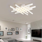 Lampadario a LED con telecomando MORA 160W, 8 Elementi, Lineare, Luce Fredda/Calda/Neutra, Dimmerabile, Lampadario a LED Bianco con telecomando Titolo predefinito Alessandro Design