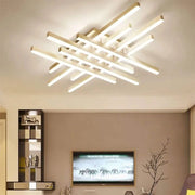 Lampadario a LED con telecomando MORA 160W, 8 Elementi, Lineare, Luce Fredda/Calda/Neutra, Dimmerabile, Lampadario a LED Bianco con telecomando Titolo predefinito Alessandro Design