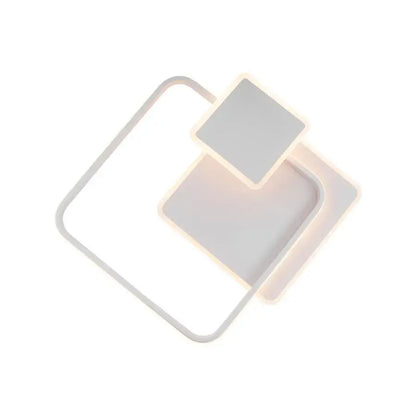 Lampadario a LED con telecomando ANEMONA 75W, 3 Quadrati, Luce Fredda/Calda/Neutra, Dimmerabile, Lampadario a LED Bianco con telecomando Titolo predefinito Alessandro Design