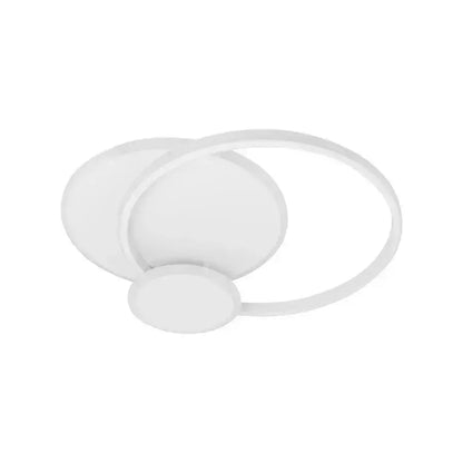 Lampadario a LED con telecomando SILVIAN, 58W, 3 Cerchi, Luce Fredda/Calda/Neutra, Dimmerabile, Lampadario a LED Bianco con telecomando Titolo predefinito Alessandro Design