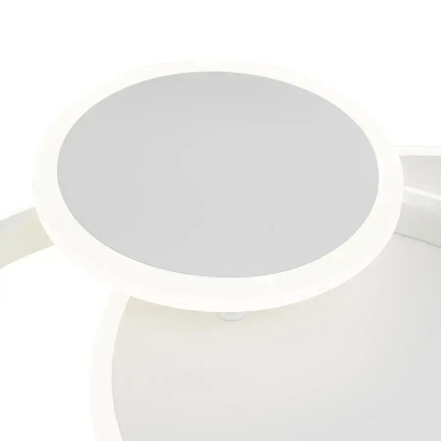 Lampadario a LED con telecomando SILVIAN, 58W, 3 Cerchi, Luce Fredda/Calda/Neutra, Dimmerabile, Lampadario a LED Bianco con telecomando Titolo predefinito Alessandro Design