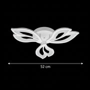 Lampadario a LED con telecomando LILY 40W, 3 Elementi, Luce Fredda/Calda/Neutra, Dimmerabile, Lampadario a LED Bianco con telecomando Titolo predefinito Alessandro Design
