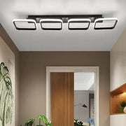 Lampadario LED VERTEX 45W, 4 Quadrati, Lineare, Luce Fredda/Calda/Neutra, Lampadari LED Nero Titolo predefinito Alessandro Design