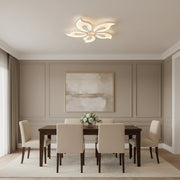 Lampadario a LED con telecomando JASMINE 66W, 5 Petali, Luce Fredda/Calda/Neutra, Dimmerabile, Lampadario a LED con telecomando Bianco Titolo predefinito Alessandro Design