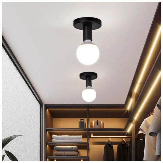 Lustra MODERNIST Mono 1x E27, Negru, Design Modern Lustre Industrial Default Title Alessandro Design