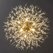 Candelabru Cristal Schönbrunn, 6x G9, Diametru 40cm, Auriu Lucios, Inaltime Reglabila Candelabre Moderne Default Title Alessandro Design