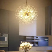 Lampadario in cristallo Schönbrunn, 9x G9, diametro 50 cm, oro lucido, altezza regolabile Lampadari moderni Titolo predefinito Alessandro Design