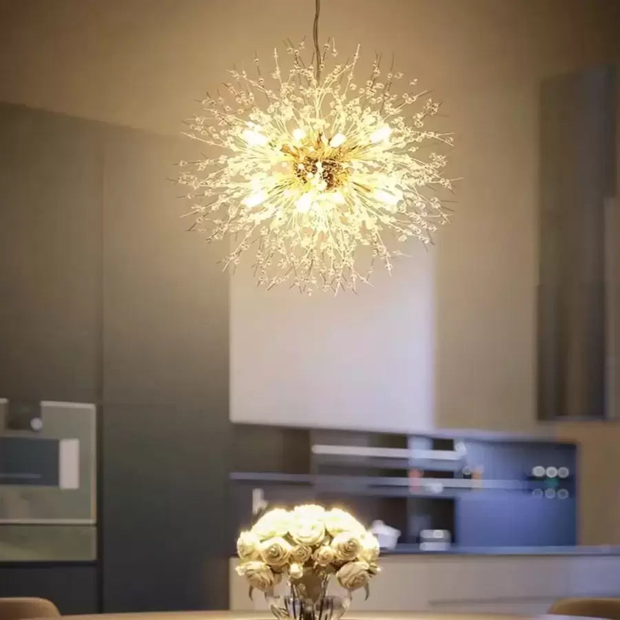Lampadario in cristallo Schönbrunn, 9x G9, diametro 50 cm, oro lucido, altezza regolabile Lampadari moderni Titolo predefinito Alessandro Design
