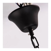 Lampadario rustico a corda 6x E27 Lampadari vintage sospesi a corda circolare Titolo predefinito Alessandro Design