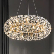 Lampadario in Cristallo SEGOVIA Magno 12x E14, Diametro 60cm, Oro Lucido, Altezza Regolabile Lampadari in Cristallo Titolo predefinito Alessandro Design