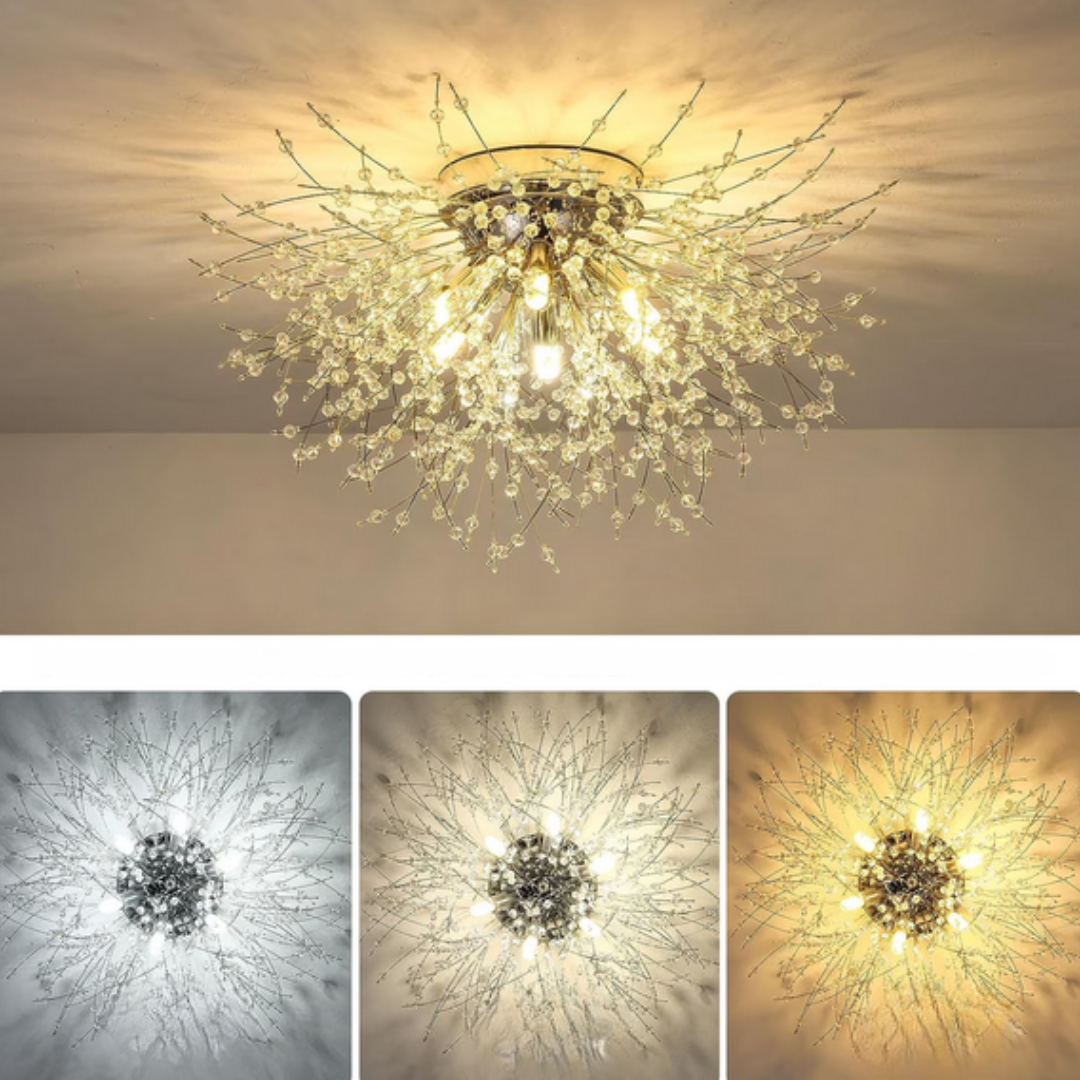 Candelabru Cristal RONDO Vivace, 6x G9, Diametru 50 cm, Auriu Lucios Candelabre Cristal Default Title Alessandro Design