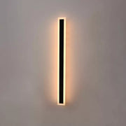 Lampada da parete a LED per esterno Mack, lunghezza 90 cm, 10 W, IP65, metallo, lineare, nera. Lampada da parete per esterno. Titolo predefinito Alessandro Design