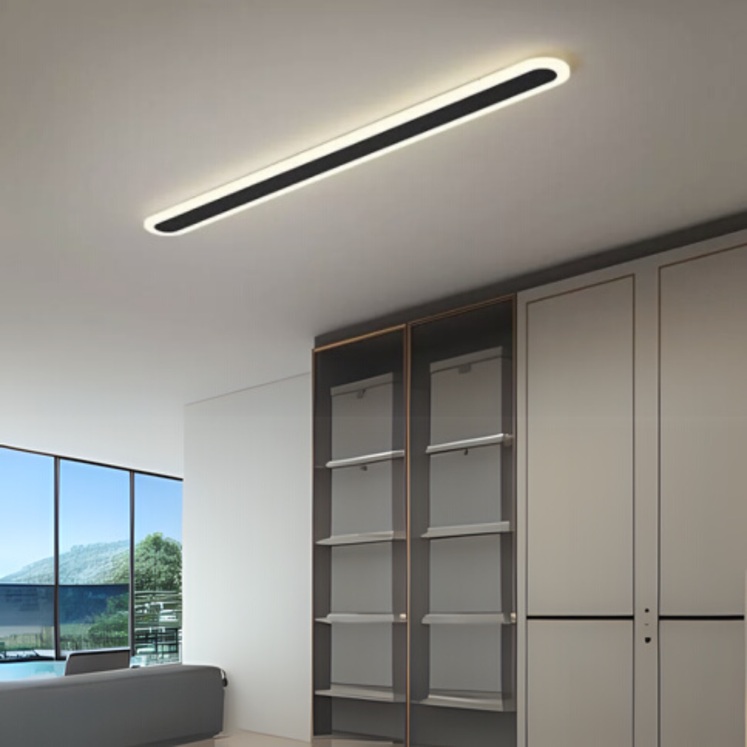 Lampada da parete per esterno SUHA a LED, lunghezza 30 cm, 4 W, IP65, metallo, lineare, nera. Lampada da parete per esterno. Titolo predefinito Alessandro Design