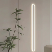 Lampada da parete per esterno SUHA a LED, lunghezza 60 cm, 8 W, IP65, metallo, lineare, bianca. Lampada da parete per esterno. Titolo predefinito Alessandro Design