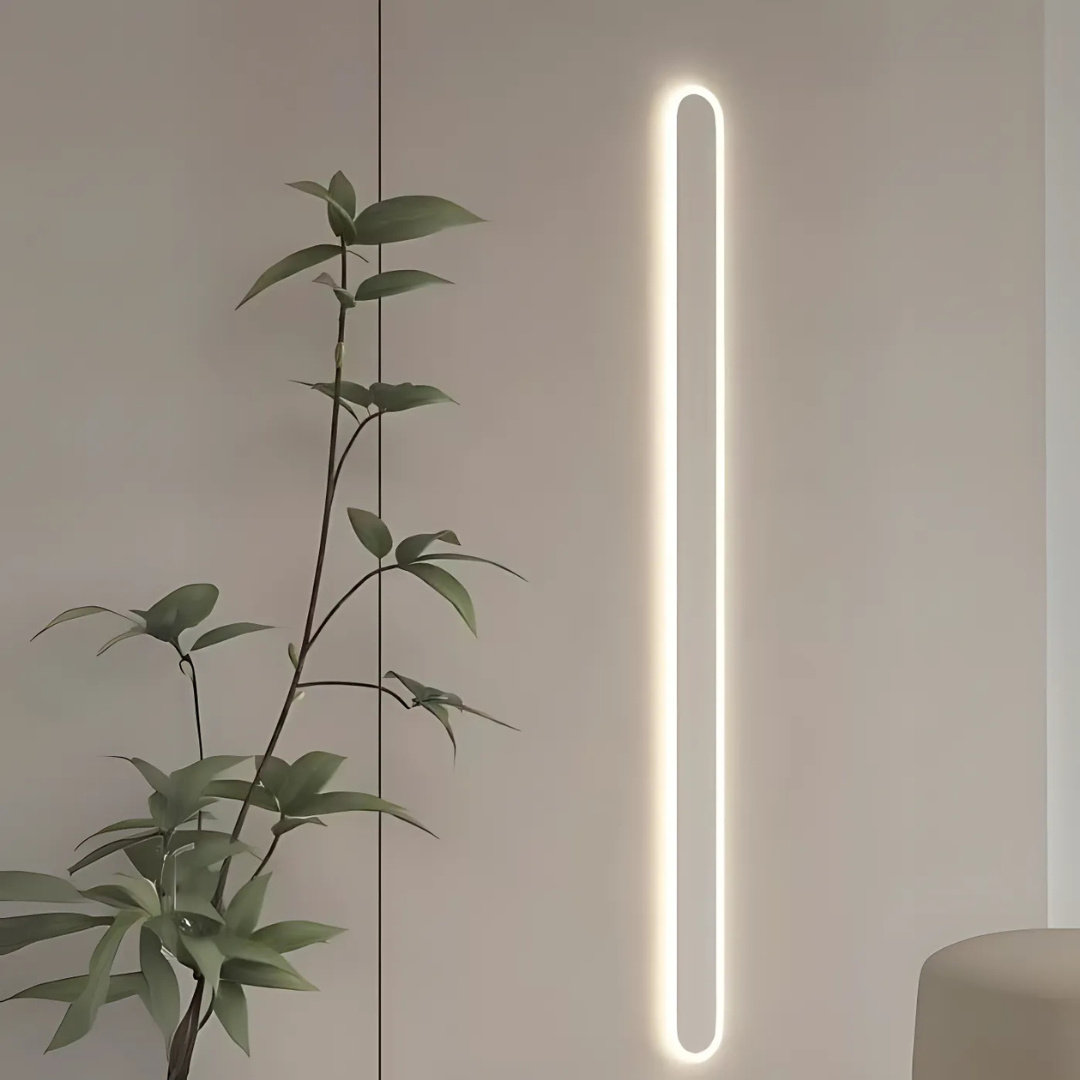 Lampada da parete per esterno SUHA a LED, lunghezza 60 cm, 8 W, IP65, metallo, lineare, bianca. Lampada da parete per esterno. Titolo predefinito Alessandro Design