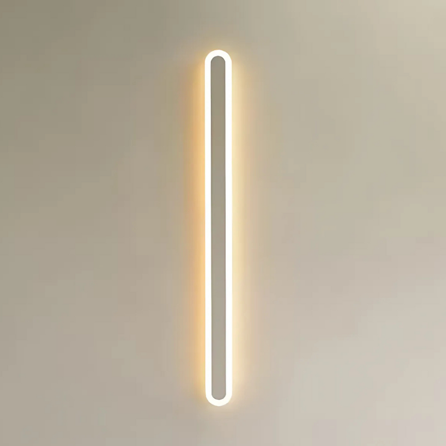 Lampada da parete per esterno SUHA a LED, lunghezza 60 cm, 8 W, IP65, metallo, lineare, bianca. Lampada da parete per esterno. Titolo predefinito Alessandro Design