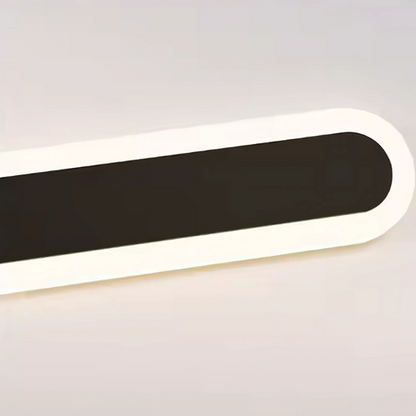 Lampada da parete per esterno SUHA a LED, lunghezza 70 cm, 10 W, IP65, metallo, lineare, nera. Lampada da parete per esterno. Titolo predefinito Alessandro Design