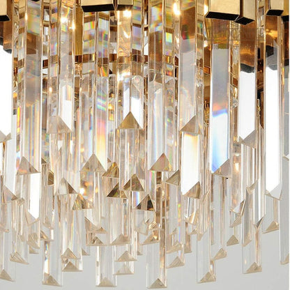 Candelabru Cristal BLOIS Magno, 8x E14, Diametru 60cm, Auriu, Inaltime Reglabila Candelabre Cristal Default Title Alessandro Design